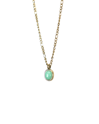 Dainty Amazonite Pendant Necklace LUNAR VINES