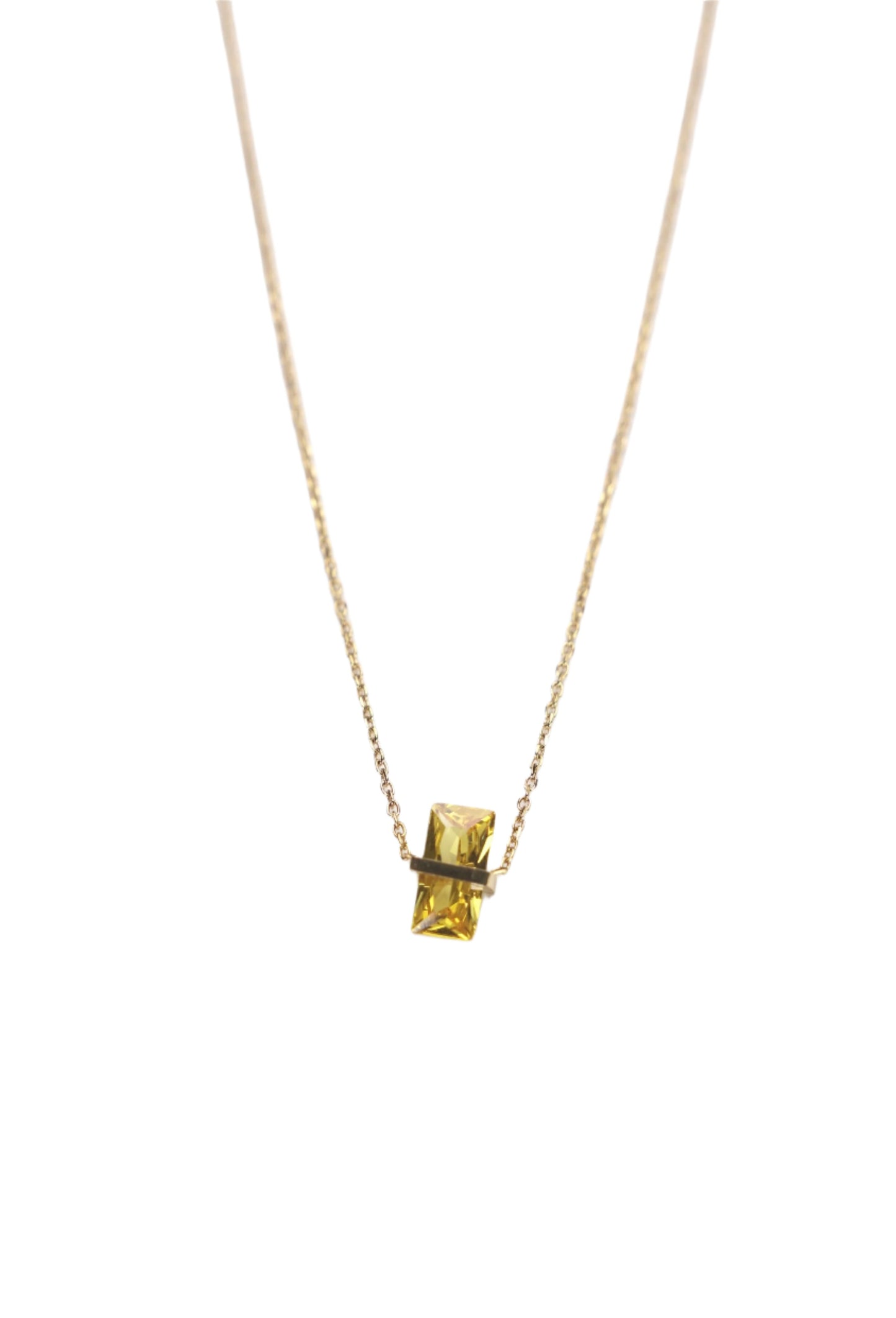 Birth Stone Pendant Necklace LUNAR VINES