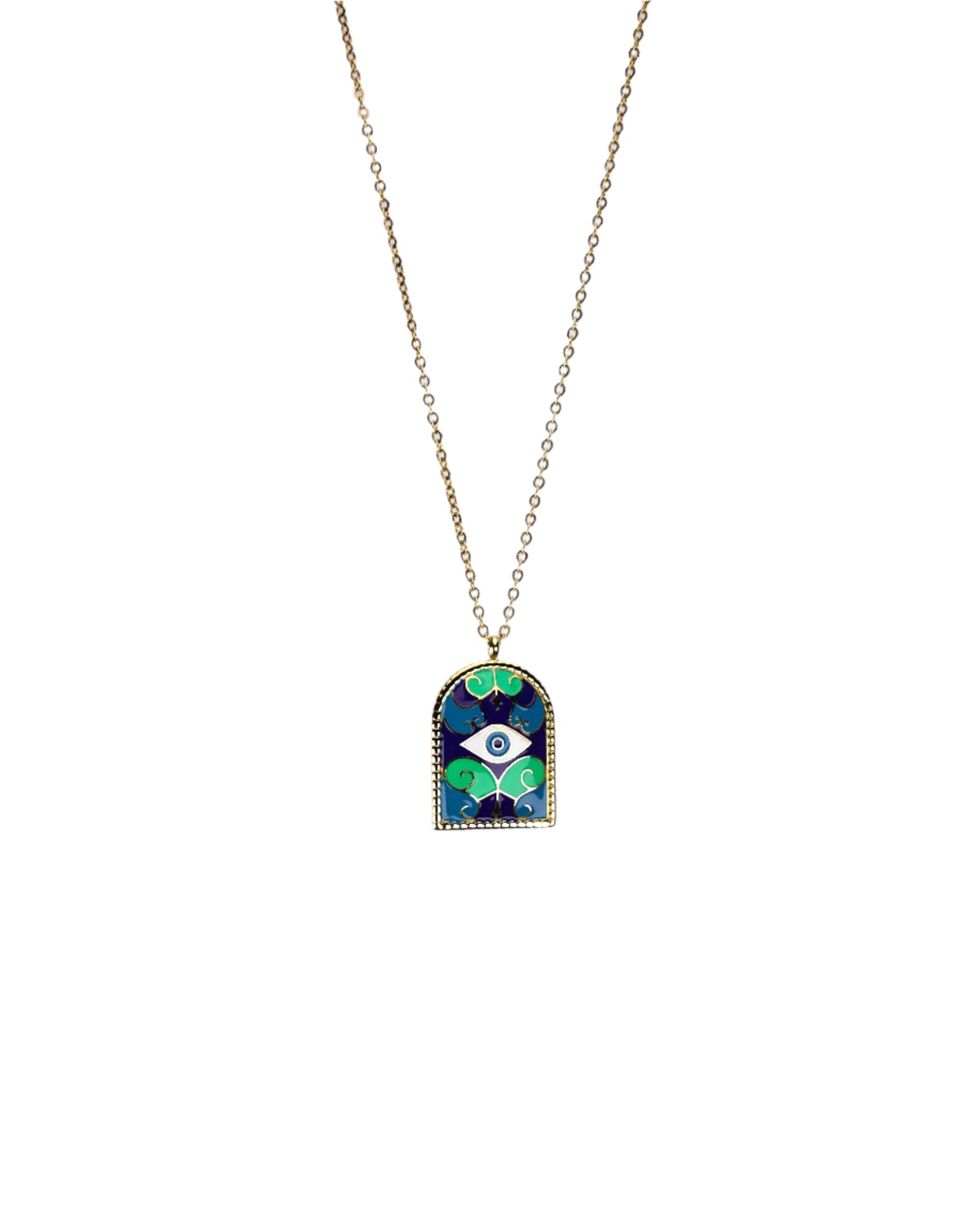 Evil Eyes Pendant Necklace LUNAR VINES
