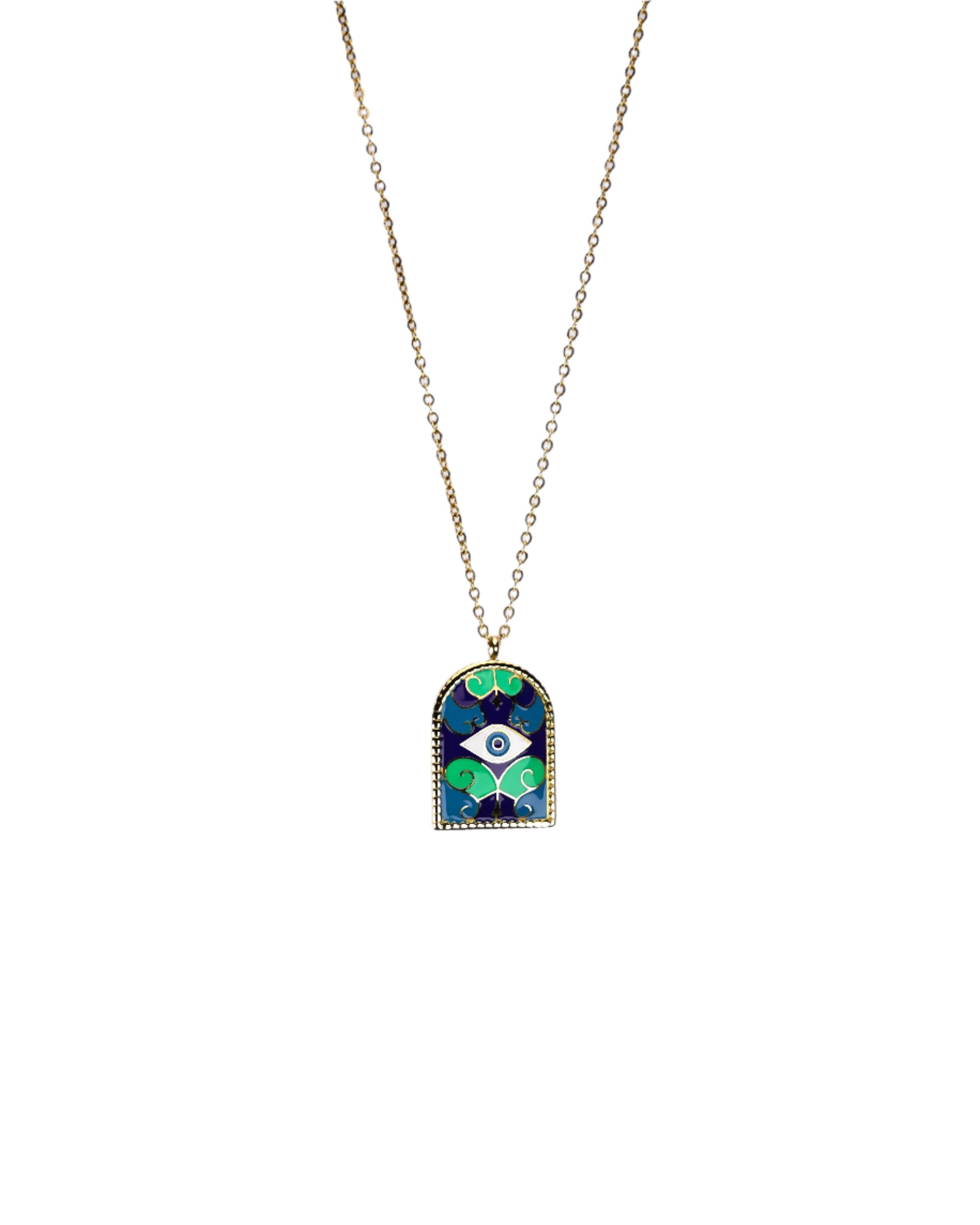 Evil Eyes Pendant Necklace LUNAR VINES