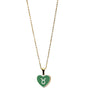 Zodiac Heart Pendant Necklace LUNAR VINES
