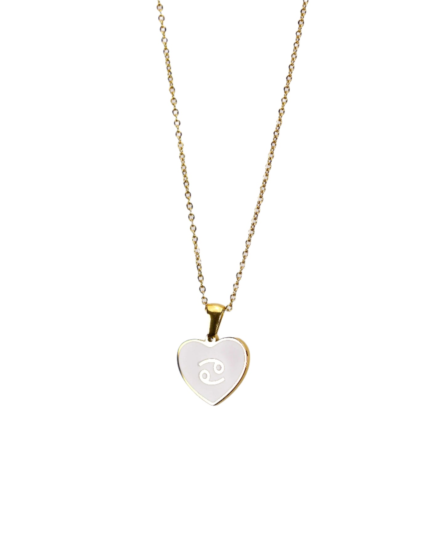 Zodiac Heart Pendant Necklace LUNAR VINES