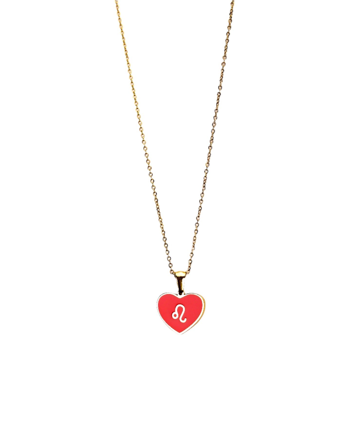 Zodiac Heart Pendant Necklace LUNAR VINES