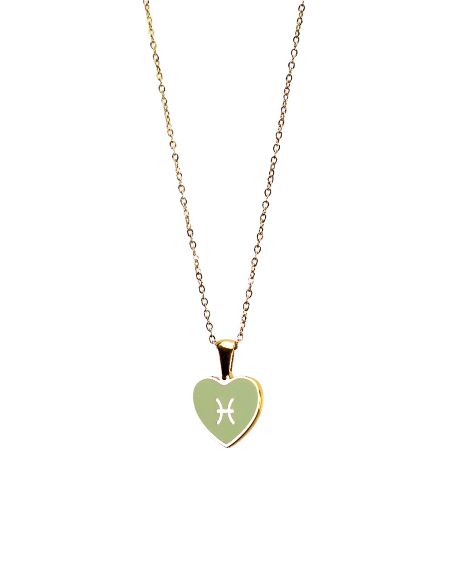 Zodiac Heart Pendant Necklace LUNAR VINES