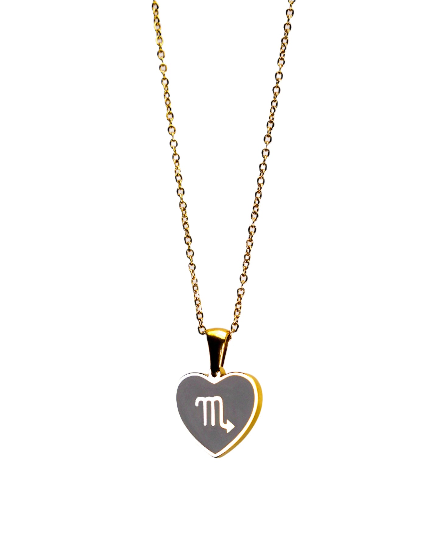 Zodiac Heart Pendant Necklace LUNAR VINES