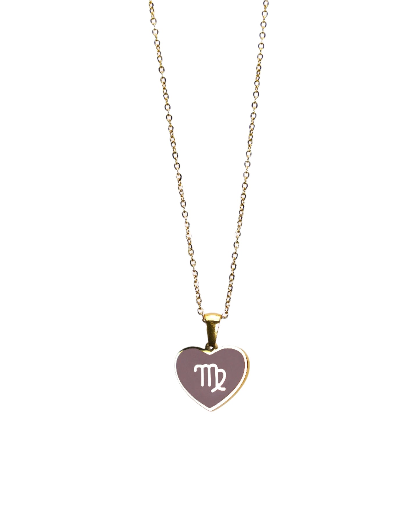 Zodiac Heart Pendant Necklace LUNAR VINES