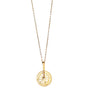 Horoscopes Crystal Inlaid Pendant Necklace LUNAR VINES