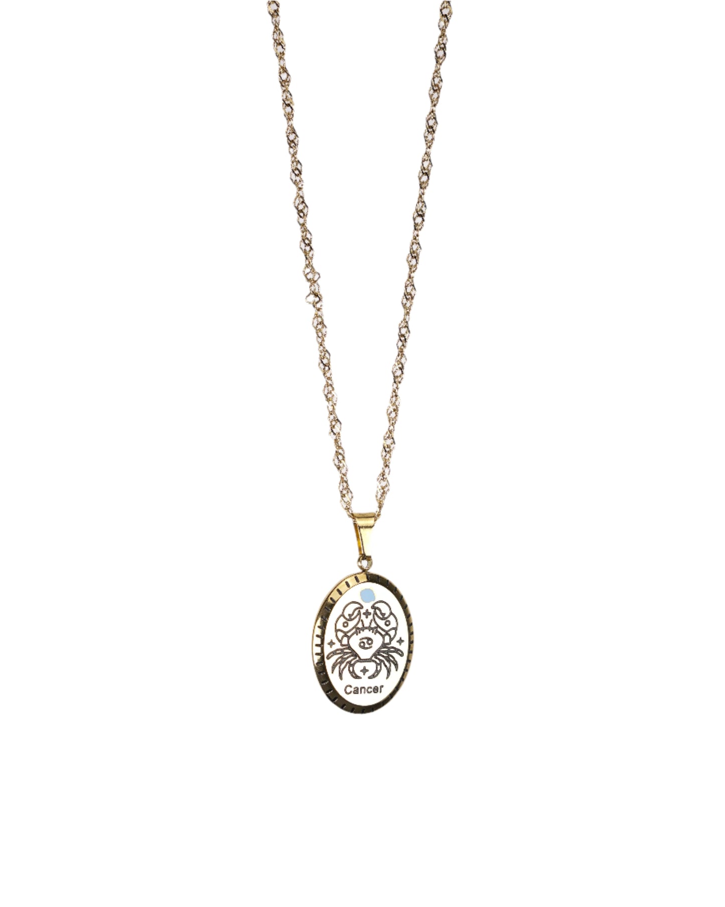 Vintage Zodiac Pendant Necklace LUNAR VINES