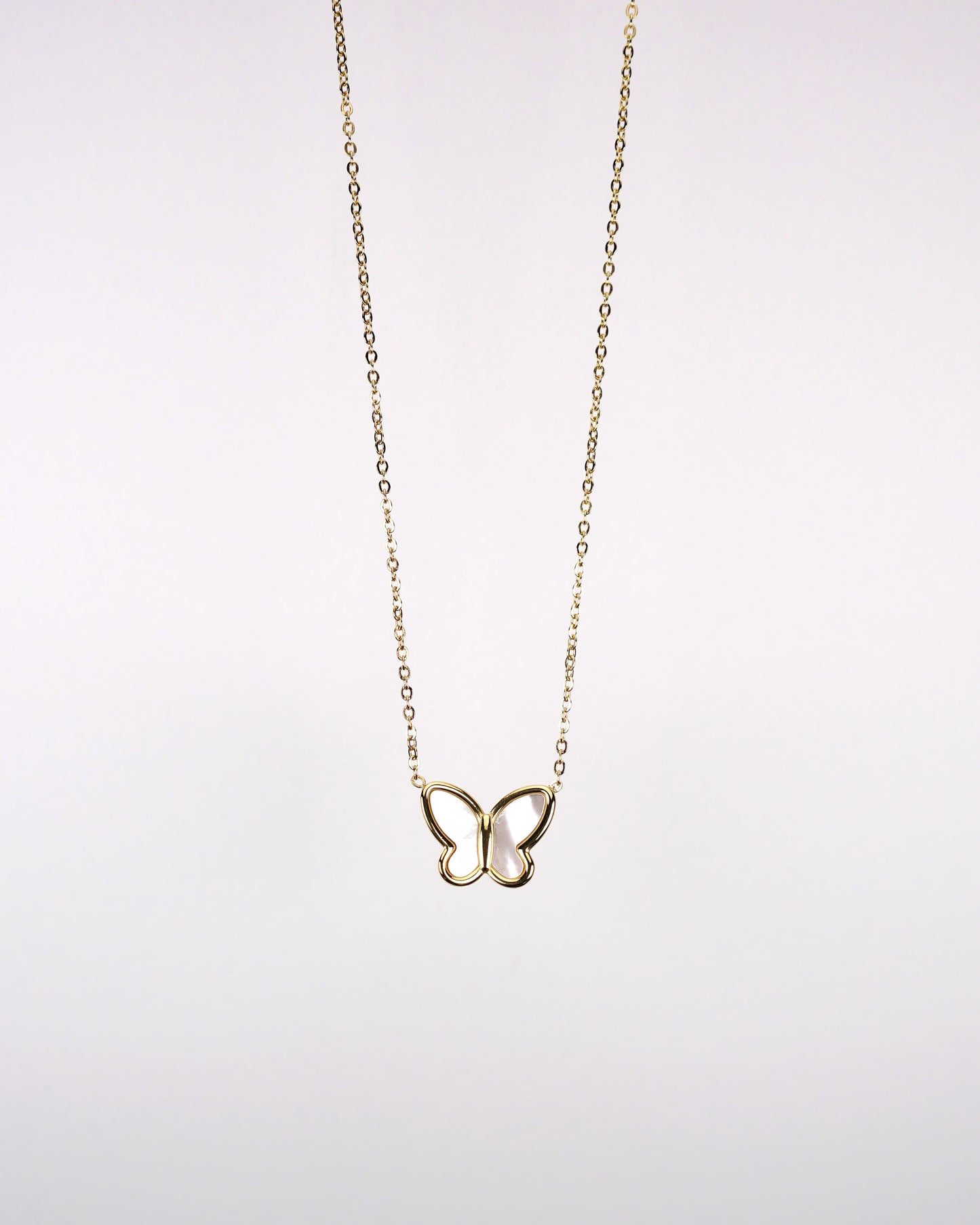 Natural White Shell Jewelry Set LUNAR VINES