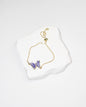 Dainty Butterfly Natural Gemstone Bracelet LUNAR VINES
