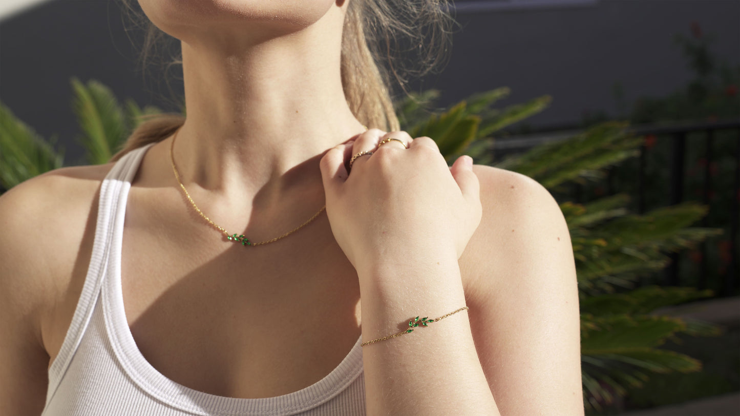Delicate Tree Branch Design Bracelet LUNAR VINES