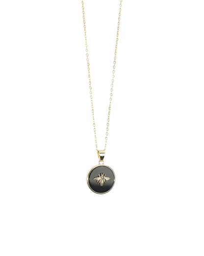 Bee Pendant Necklace LUNAR VINES