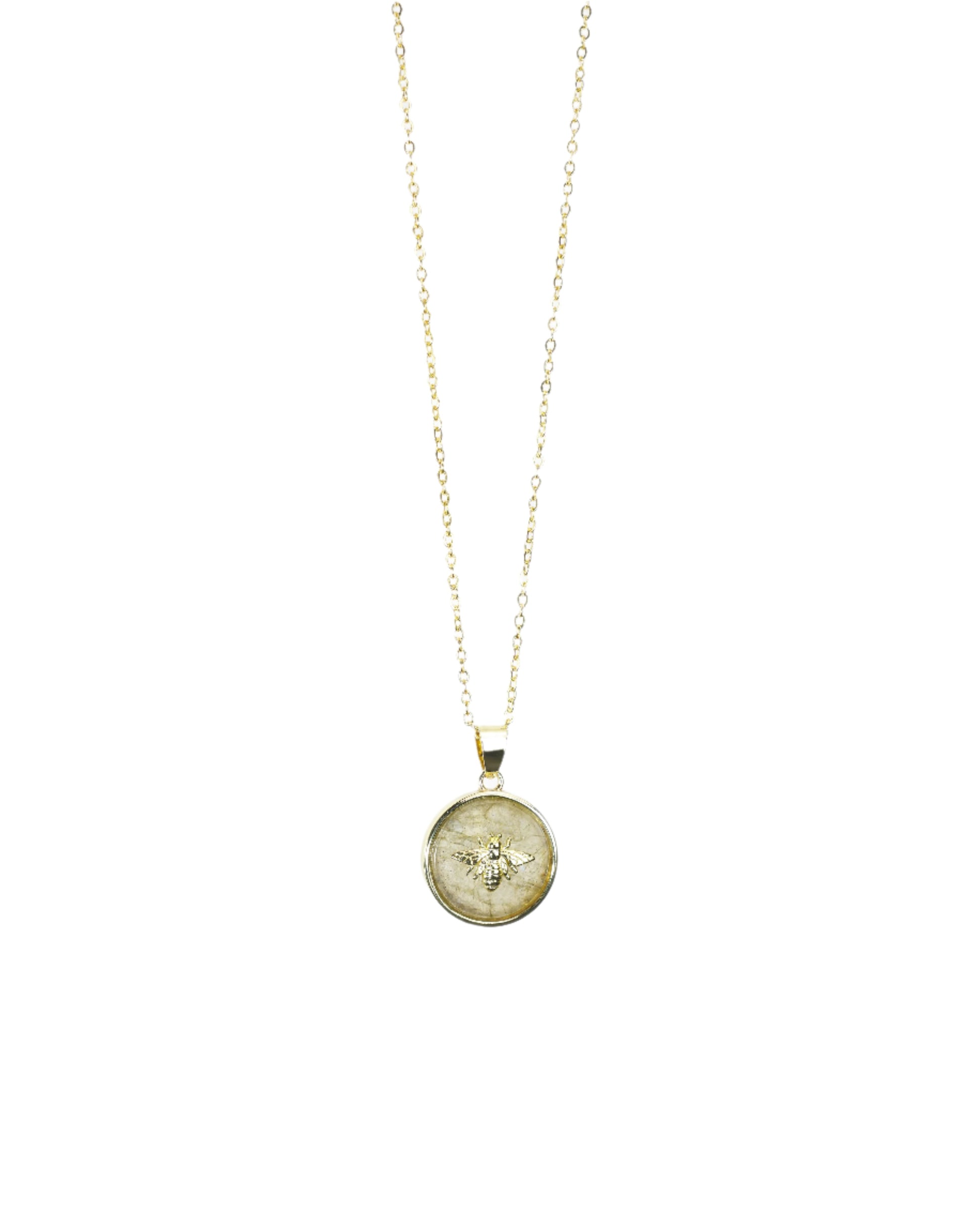 Bee Pendant Necklace LUNAR VINES