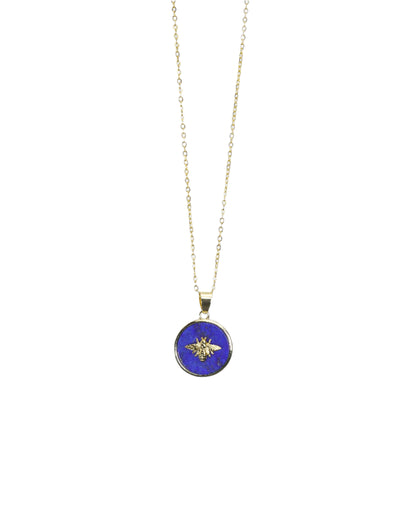 Bee Pendant Necklace LUNAR VINES