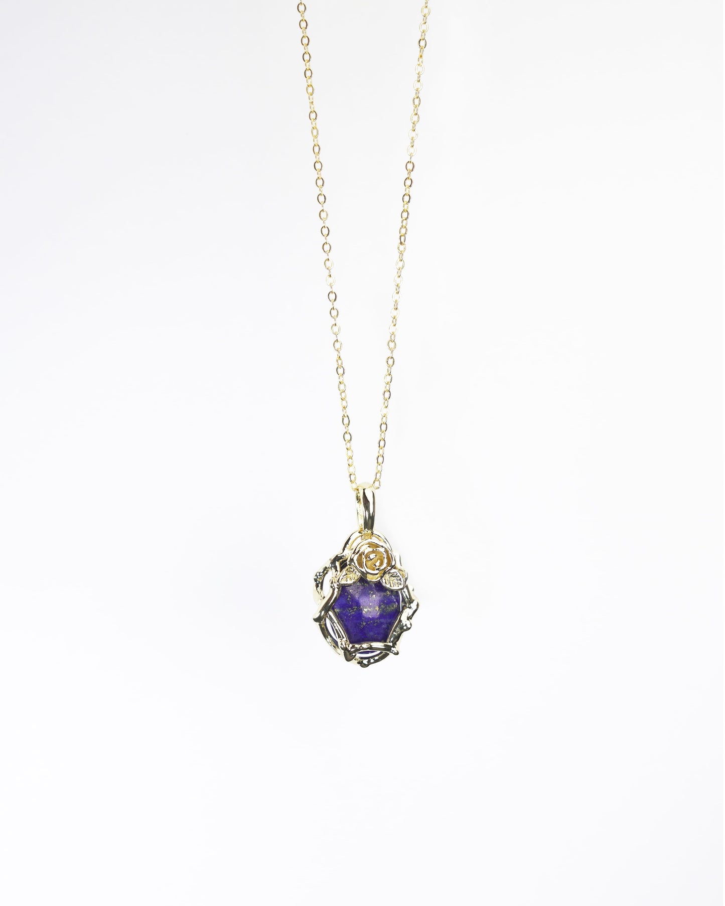Elegant Flower Pendant Necklace LUNAR VINES