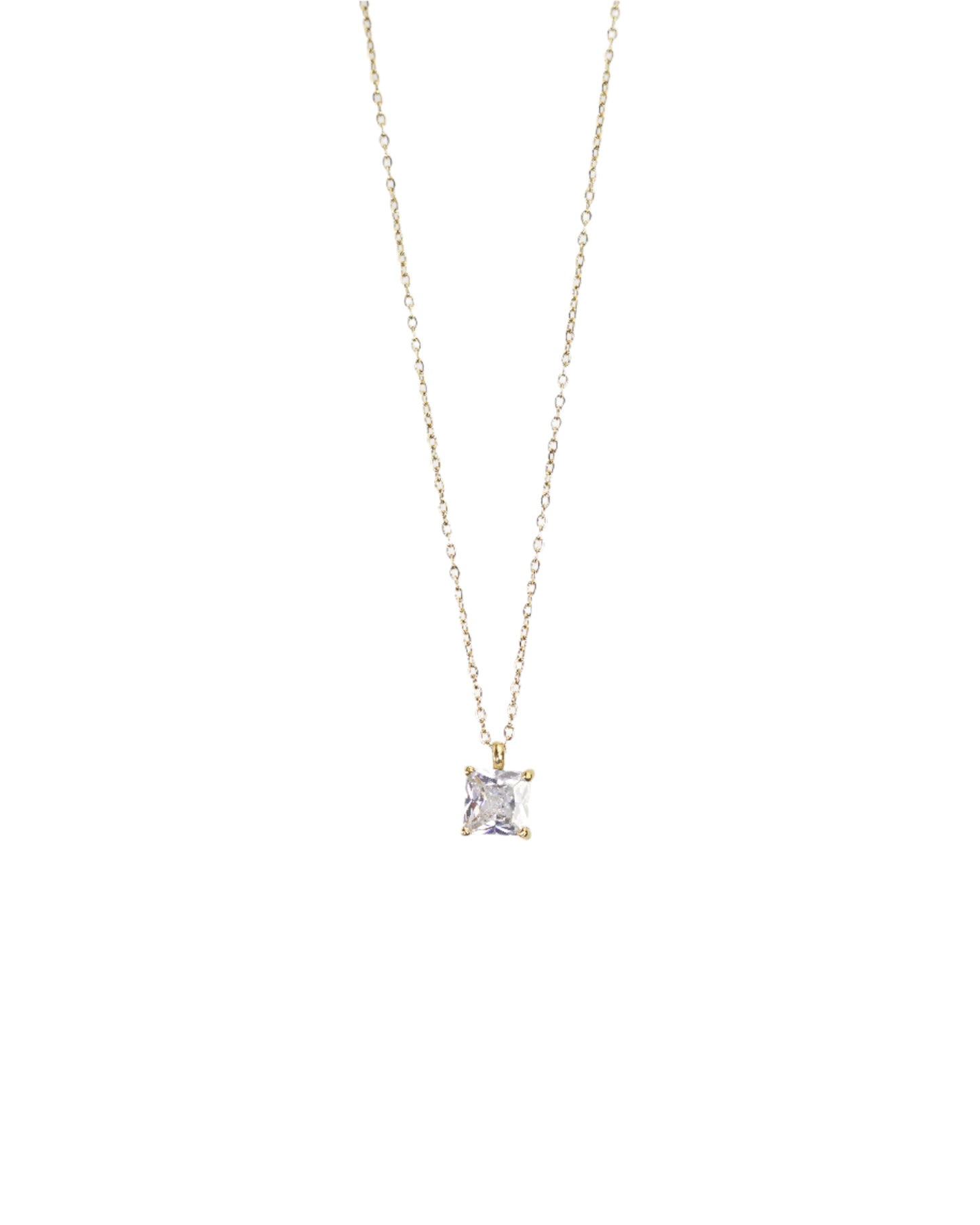 Colorful Cubic Zirconia Pendant Necklace LUNAR VINES