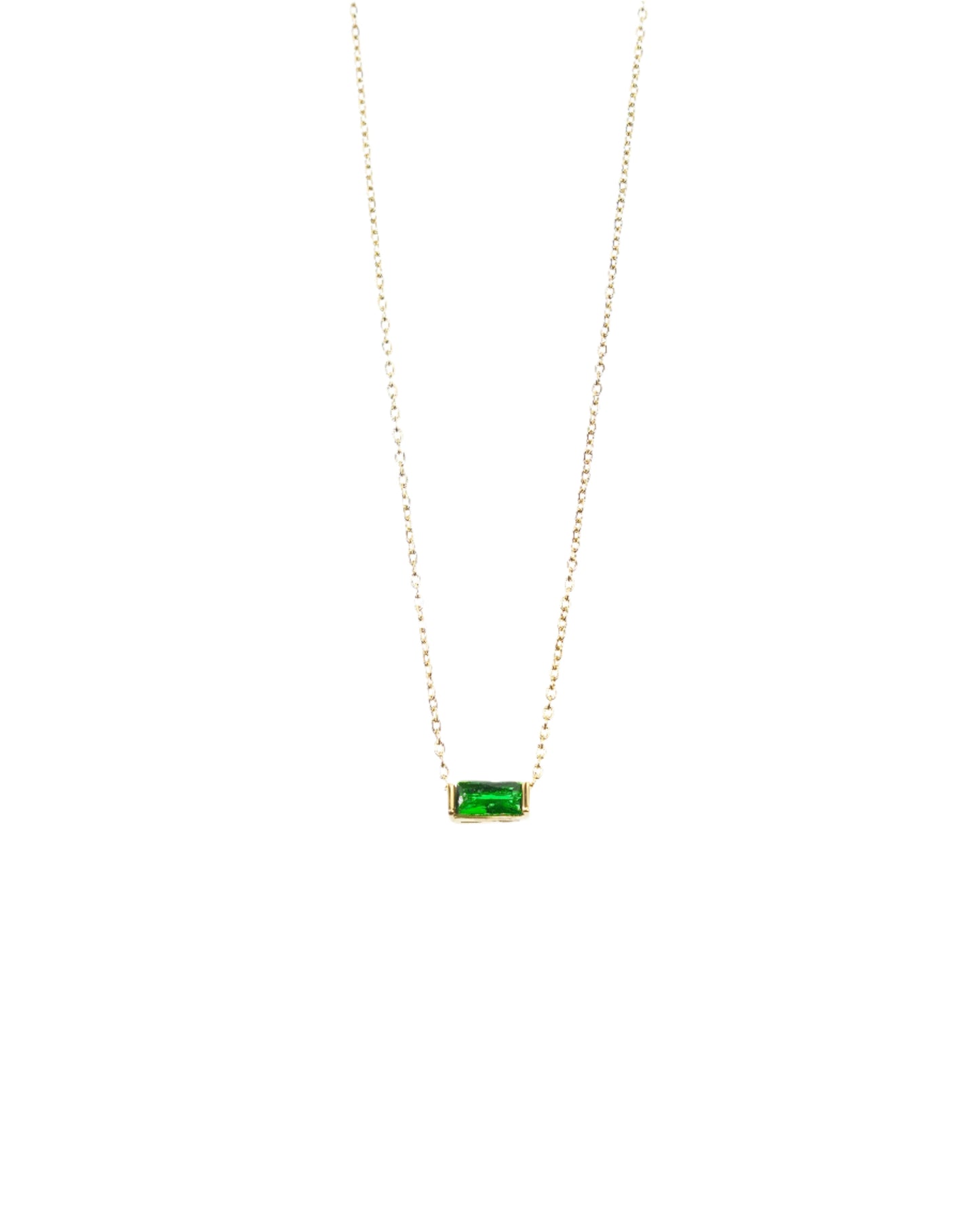Birthstone Charm Necklace LUNAR VINES