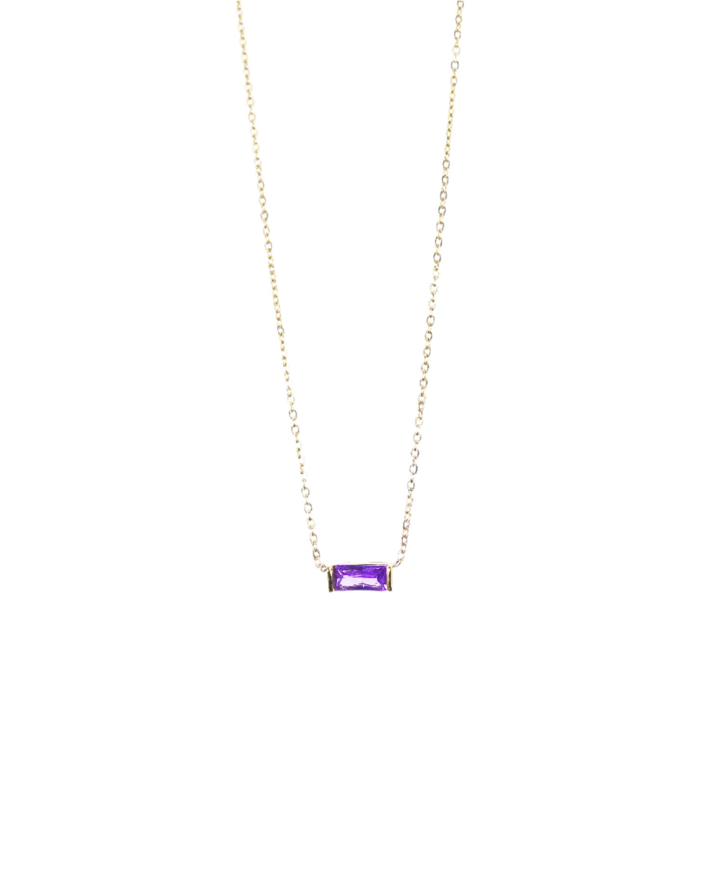 Birthstone Charm Necklace LUNAR VINES