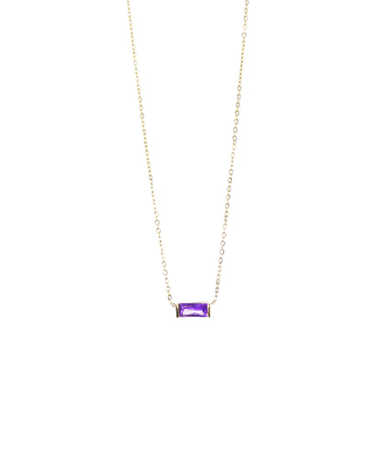 Birthstone Charm Necklace LUNAR VINES