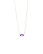 Birthstone Charm Necklace LUNAR VINES