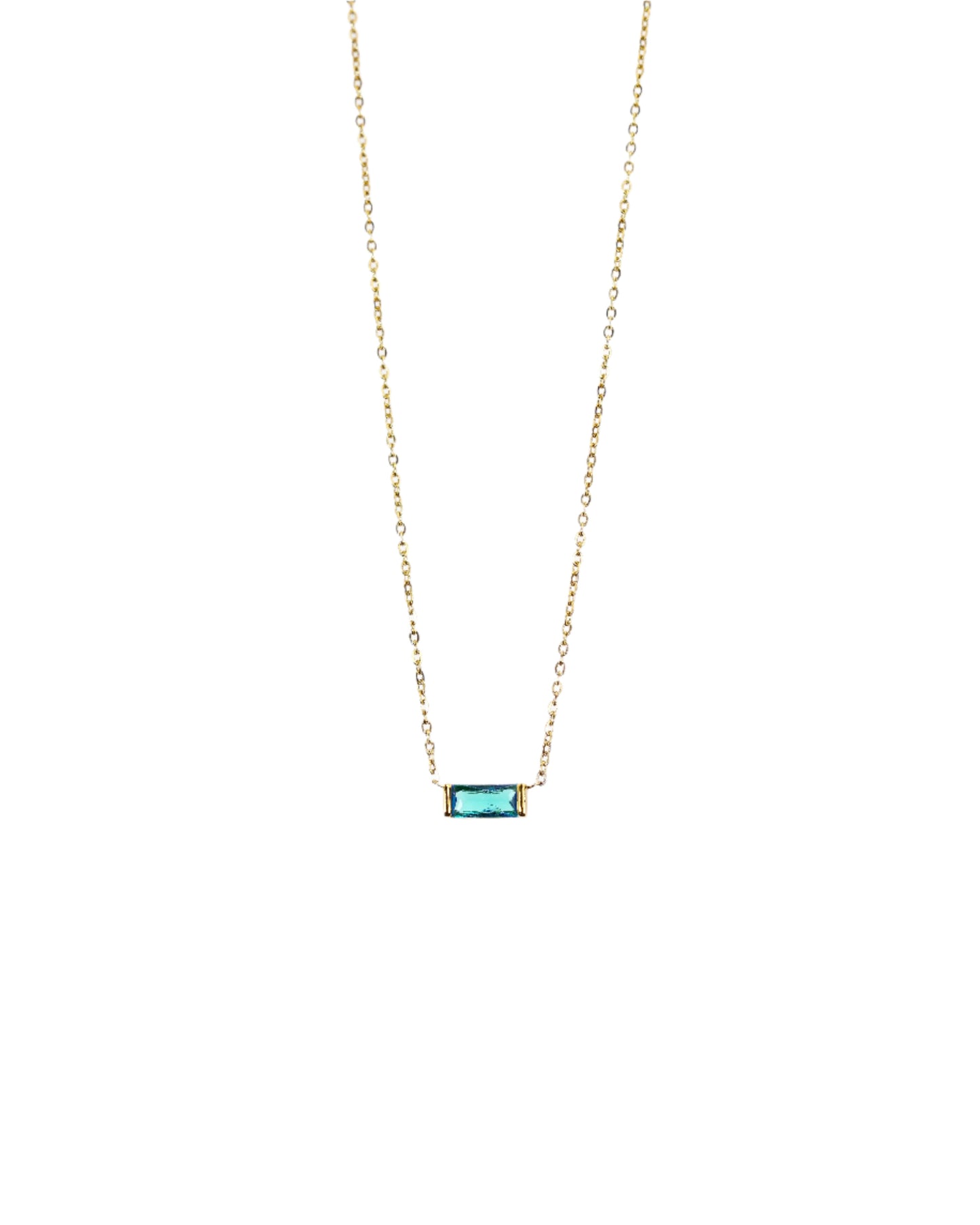Birthstone Charm Necklace LUNAR VINES