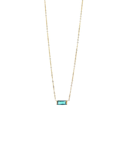 Birthstone Charm Necklace LUNAR VINES