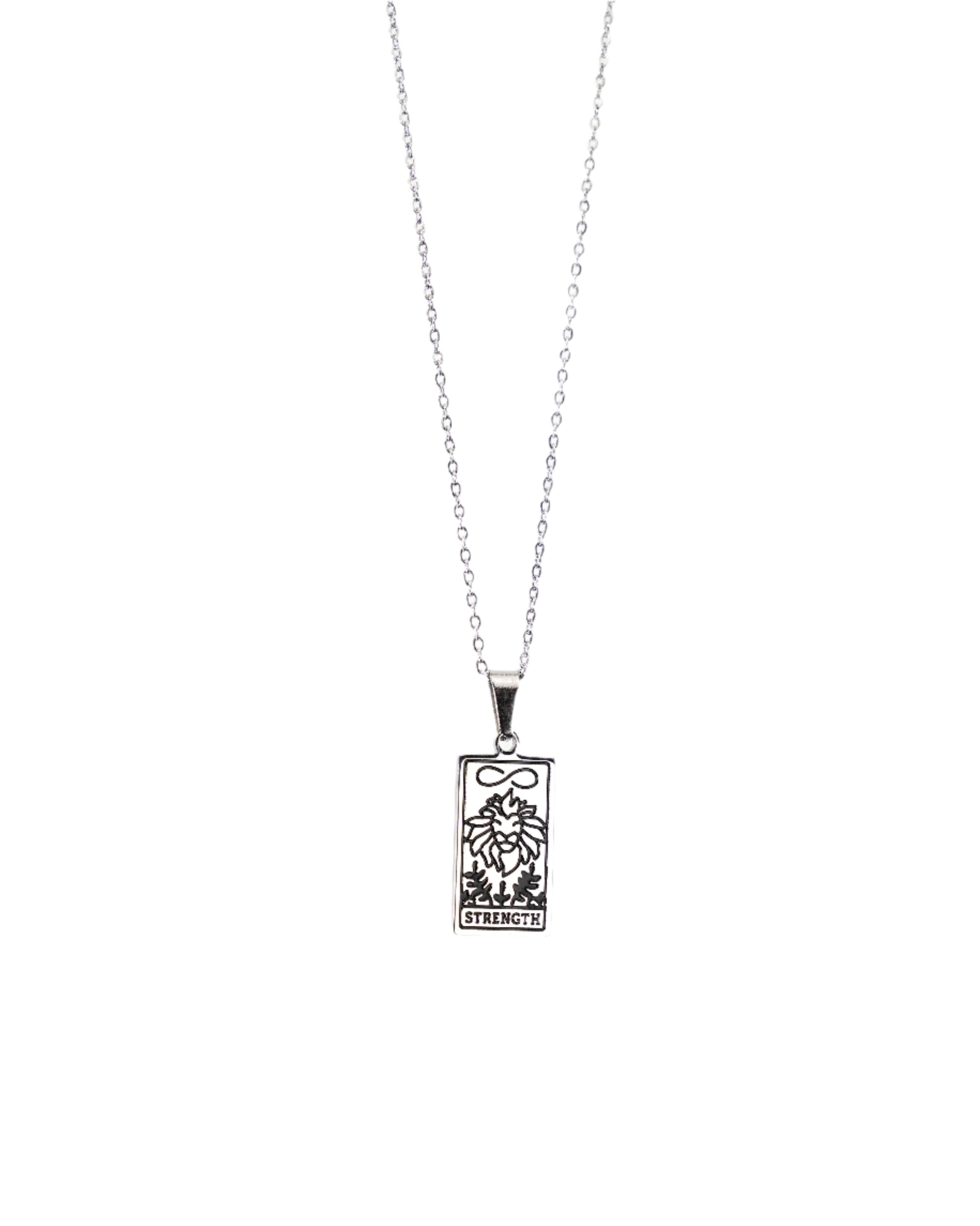 Tarot Card Pendant Necklace LUNAR VINES