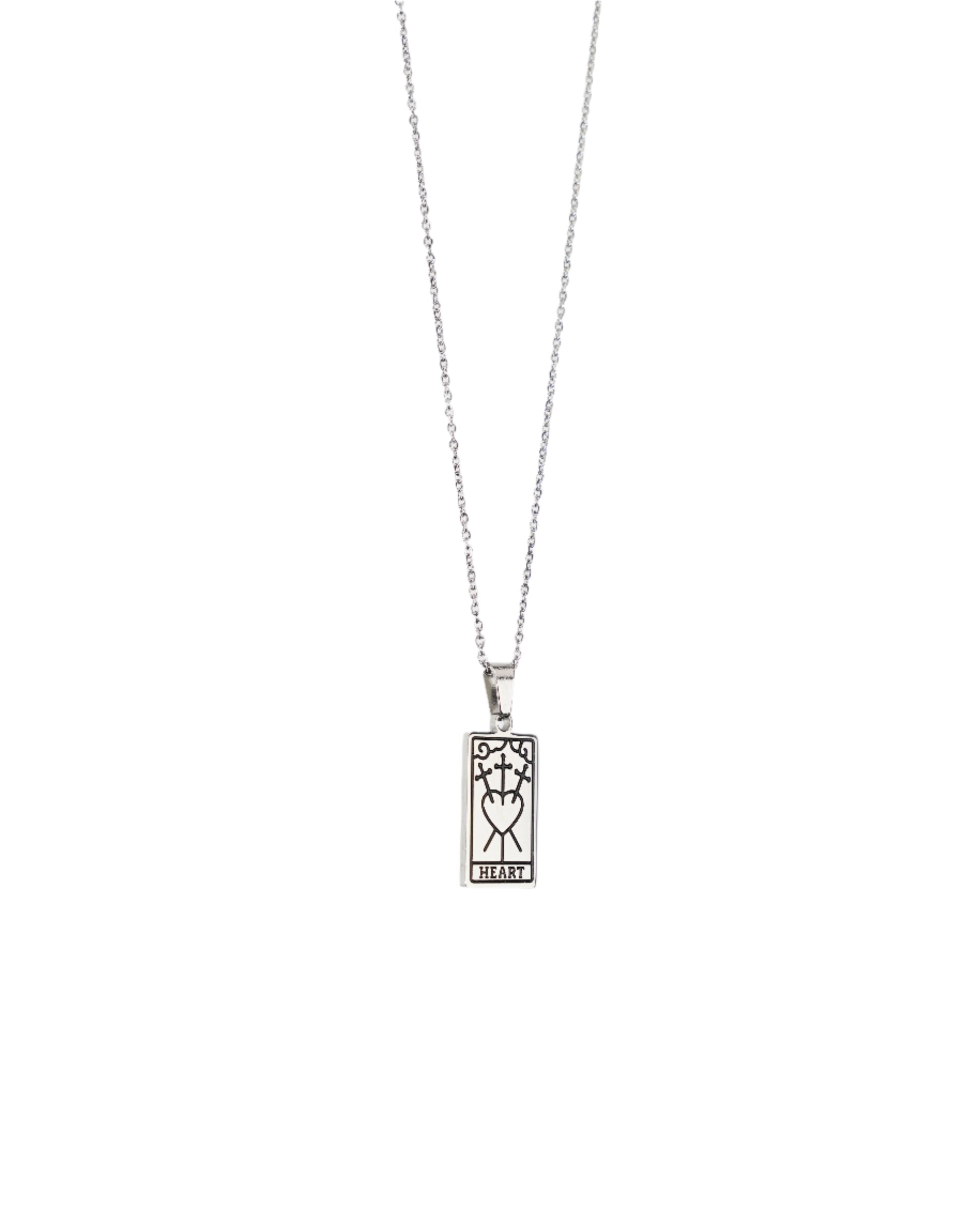 Tarot Card Pendant Necklace LUNAR VINES