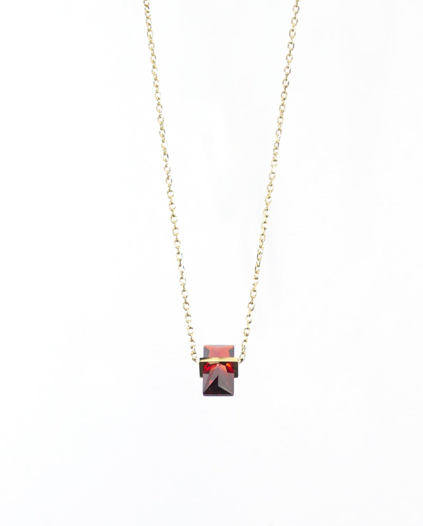Birth Stone Pendant Necklace LUNAR VINES