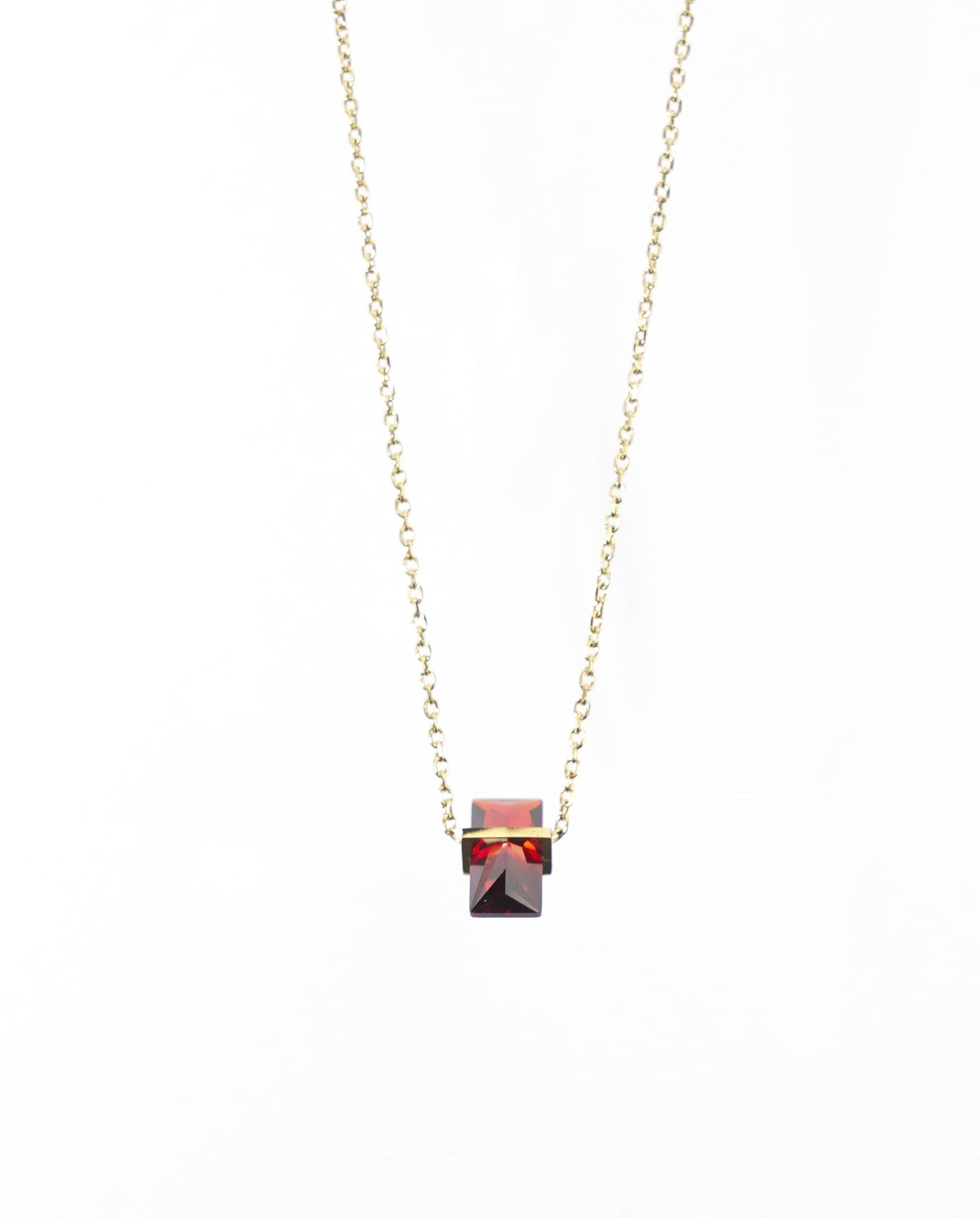 Birth Stone Pendant Necklace LUNAR VINES