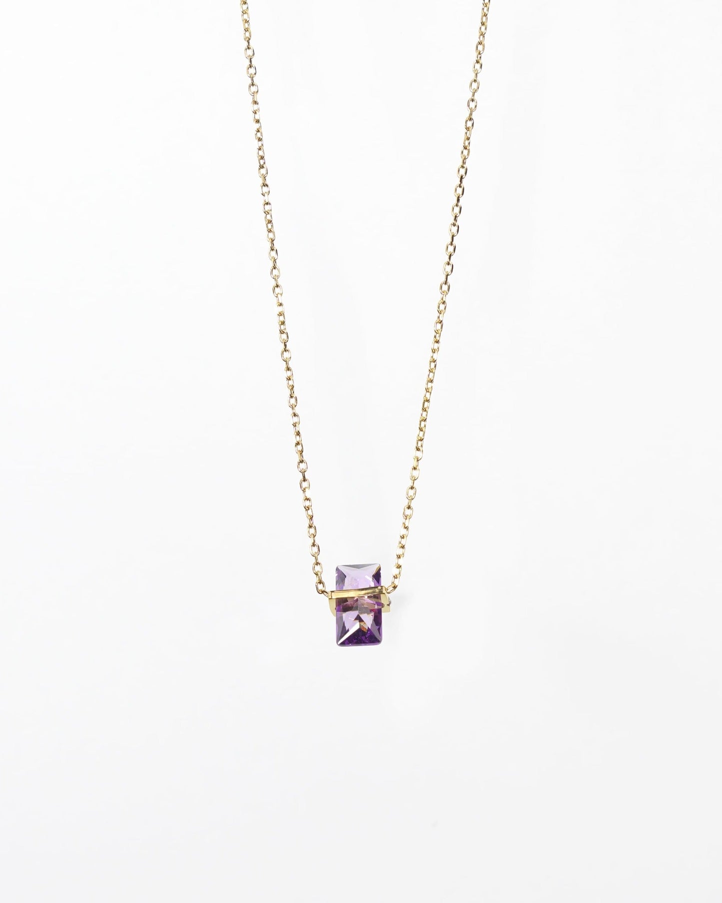 Birth Stone Pendant Necklace LUNAR VINES