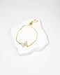Dainty Butterfly Natural Gemstone Bracelet LUNAR VINES