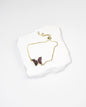 Dainty Butterfly Natural Gemstone Bracelet LUNAR VINES