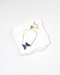 Dainty Butterfly Natural Gemstone Bracelet LUNAR VINES