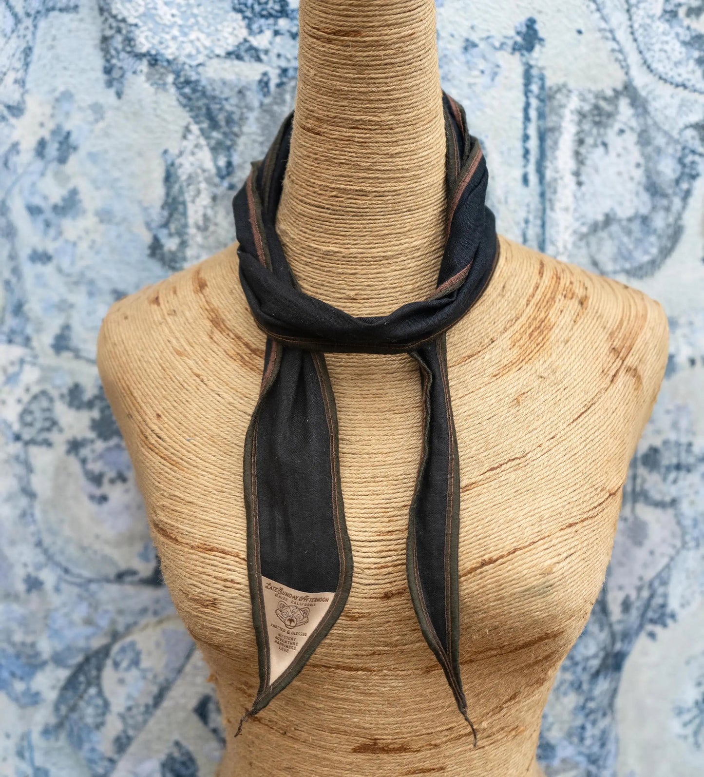New York New York Linen Neck Scarf Late Sunday Afternoon