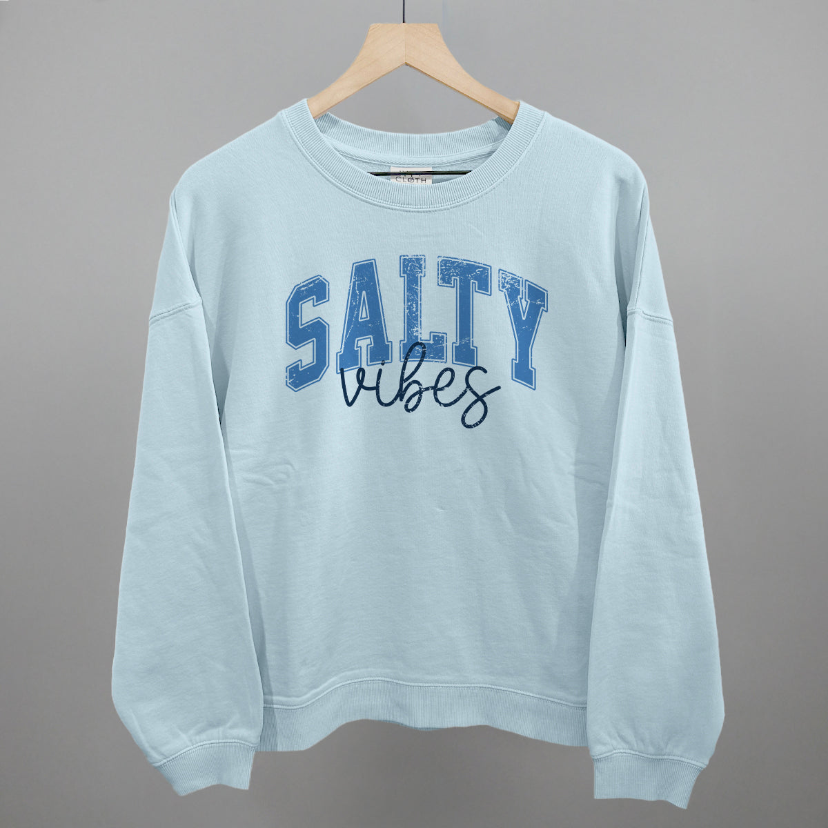 Salty Vibes Arch + Script Distressed Ivy + Cloth