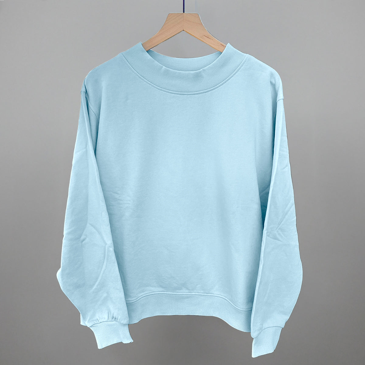 Nantucket Breeze Oversized French Terry Mockneck Ivy + Cloth