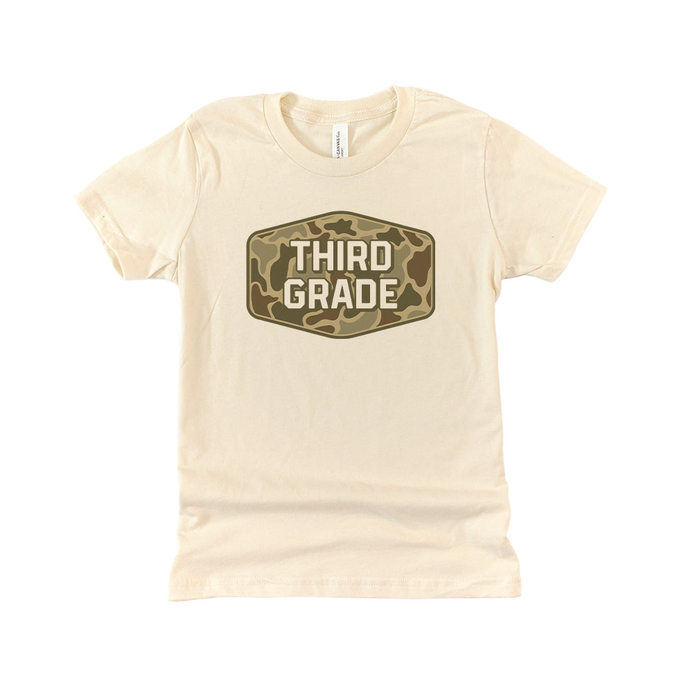 Third Grade Duck Camo (Kids) Shield Republic