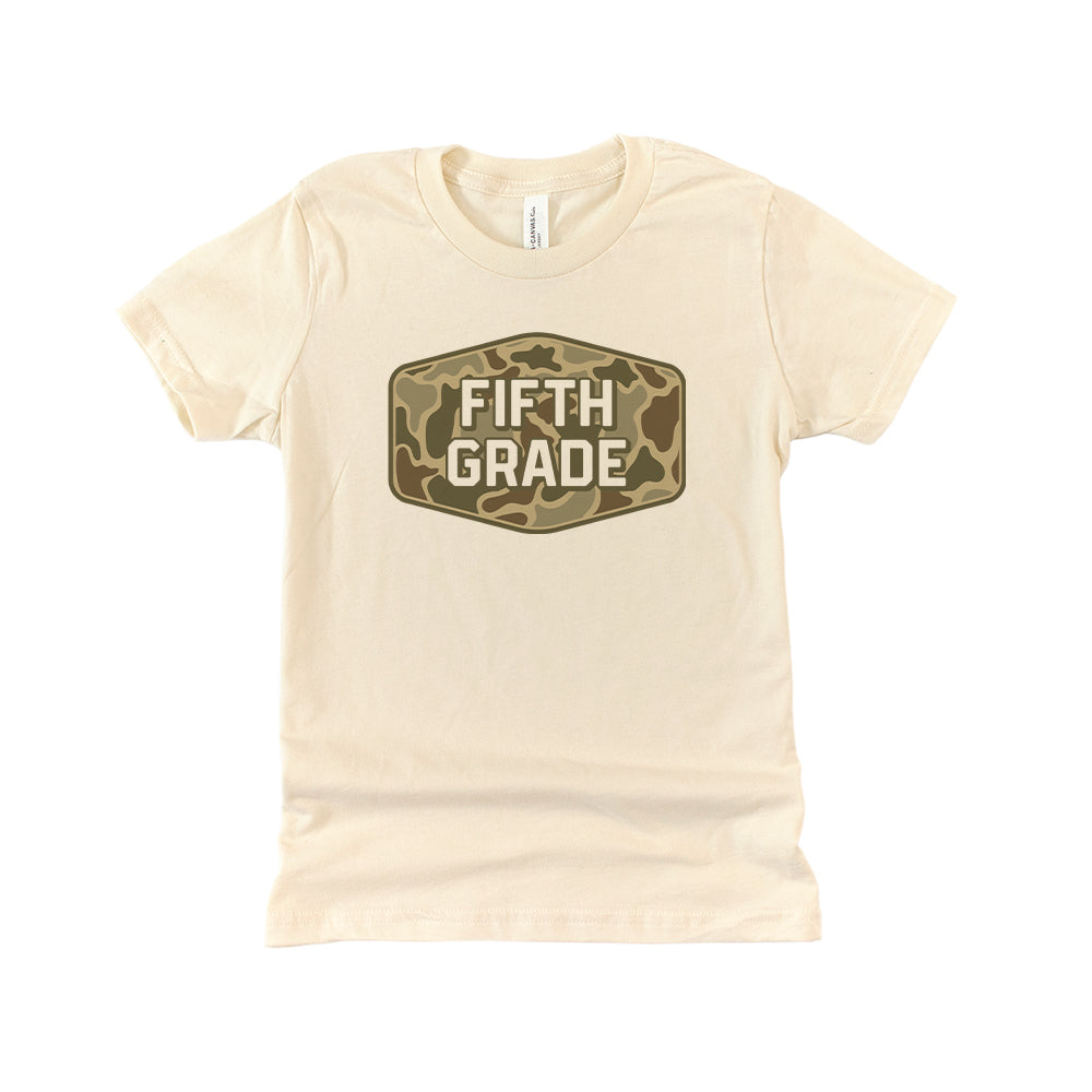 Fifth Grade Duck Camo (Kids) Shield Republic