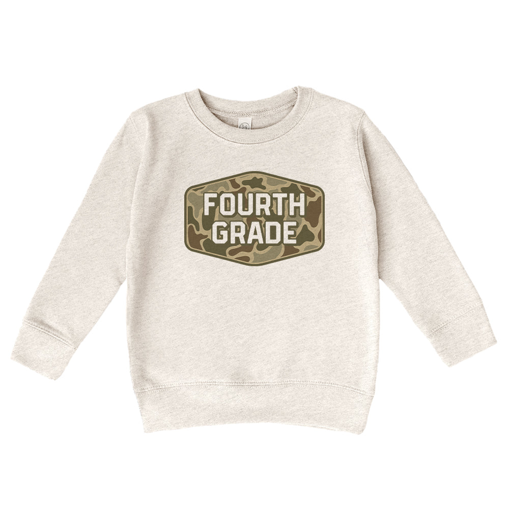 Fourth Grade Duck Camo (Kids) Shield Republic