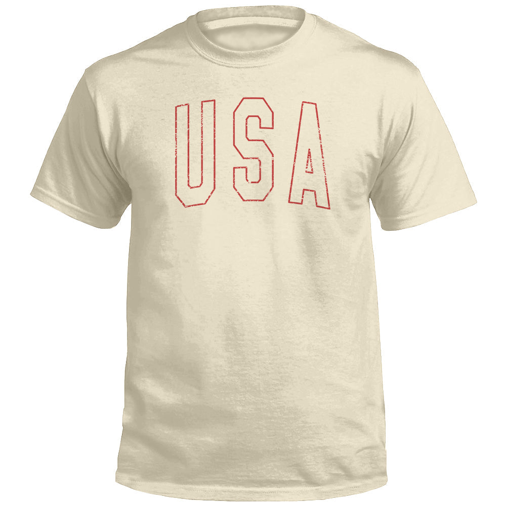 USA Collegiate Solid White (Front) Shield Republic