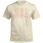 USA Collegiate Solid White (Front) Shield Republic