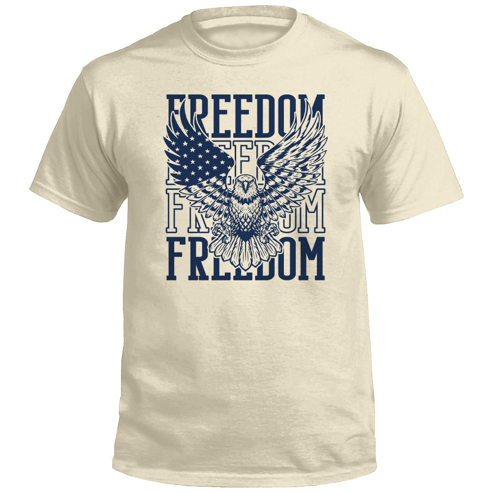 Freedom Repeated Eagle (Front) Shield Republic