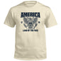 America Land Of The Free Shield Republic