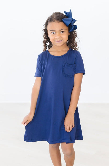 Navy T-Shirt Dress