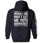 When I Die Don't Let Me Vote Democrat Shield Republic