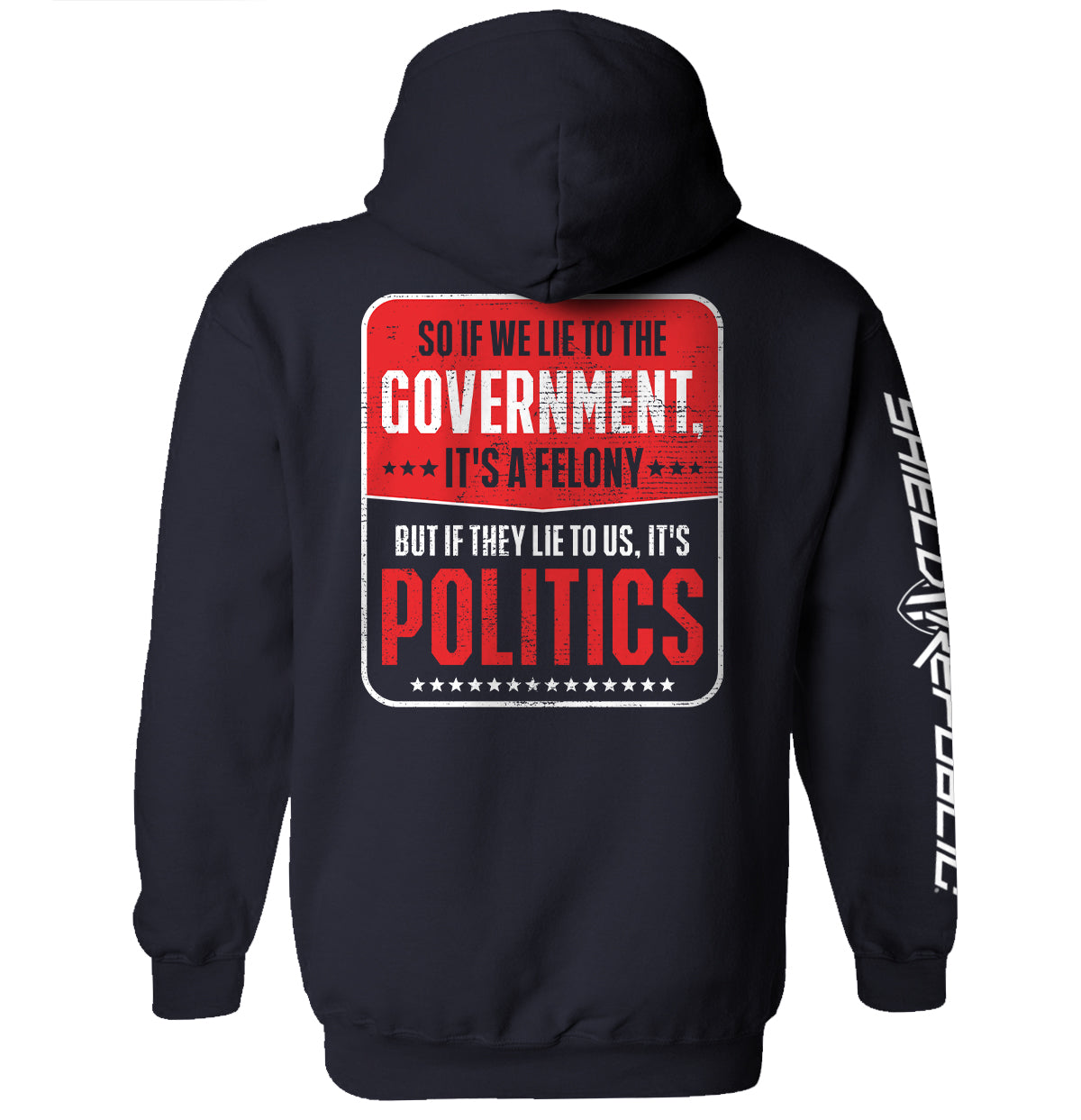 If We Lie To The Government Shield Republic