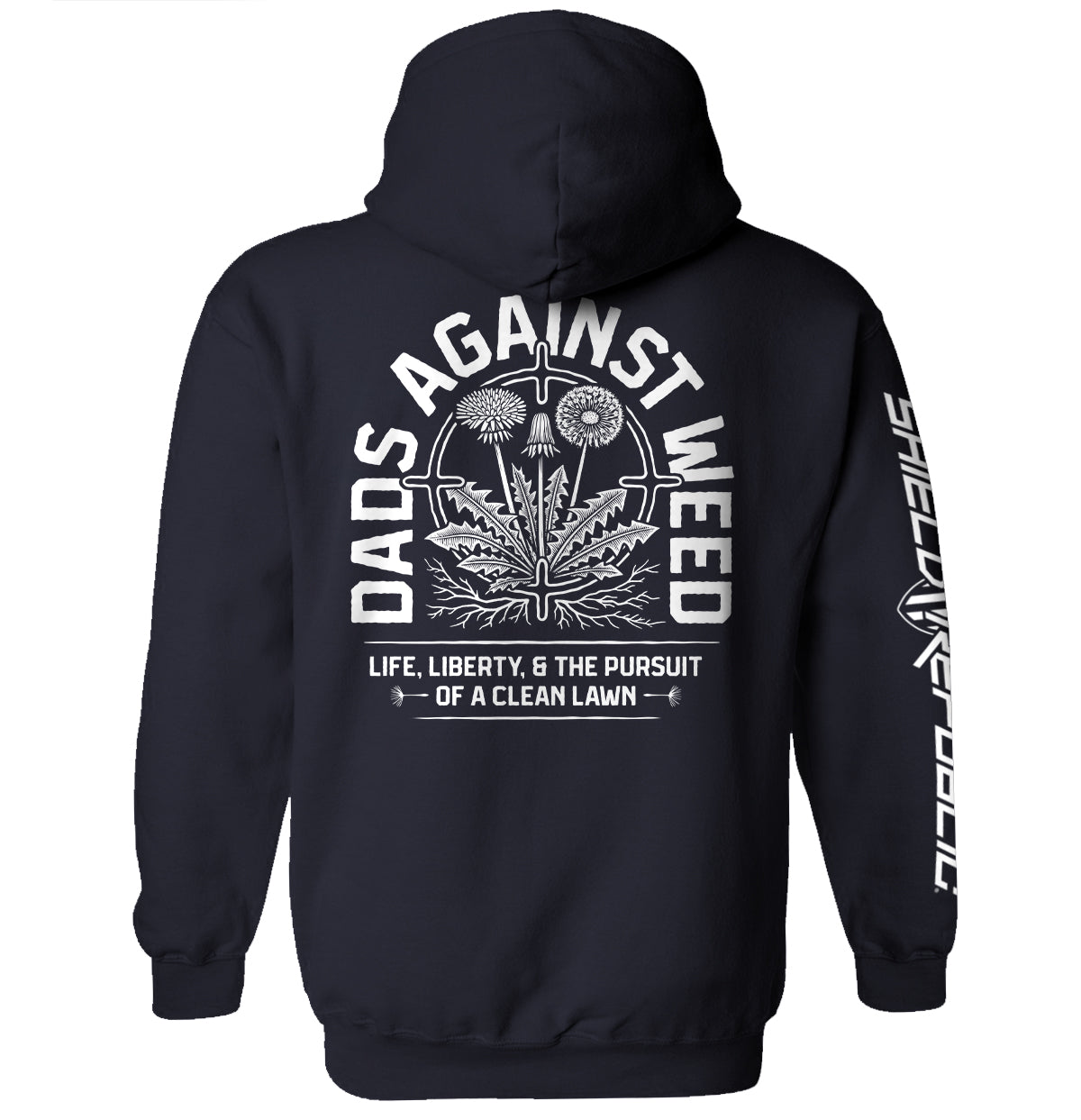 Dads Against Weed Shield Republic