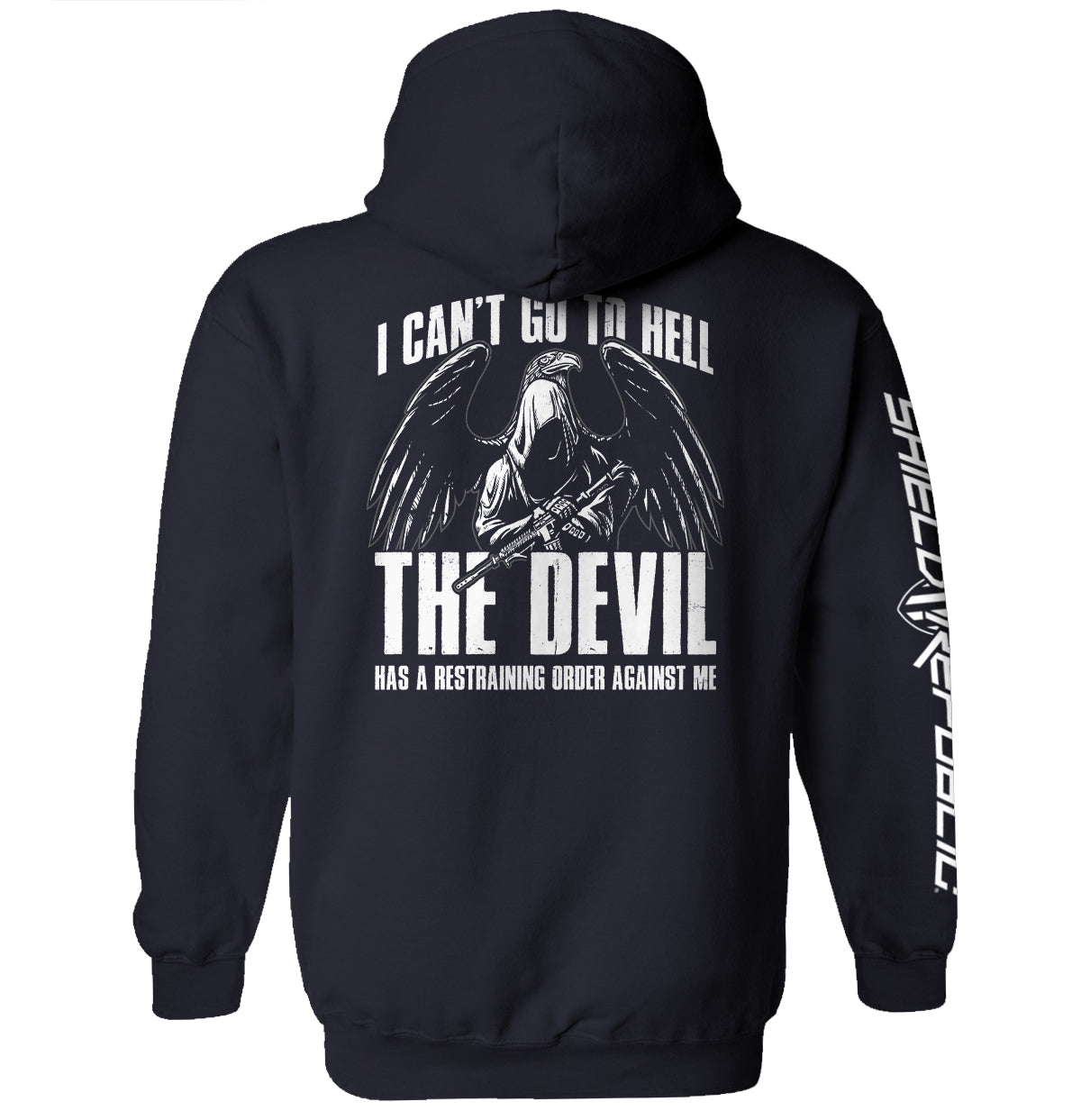 I Can't Go to Hell (Reaper Eagle) Shield Republic