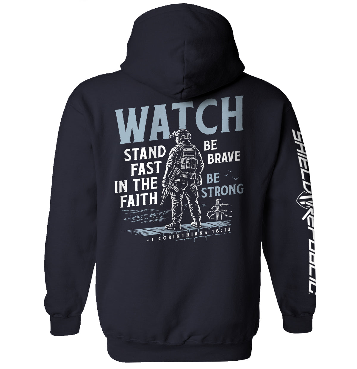 Watch Stand Fast in the Faith (Back Print) Shield Republic